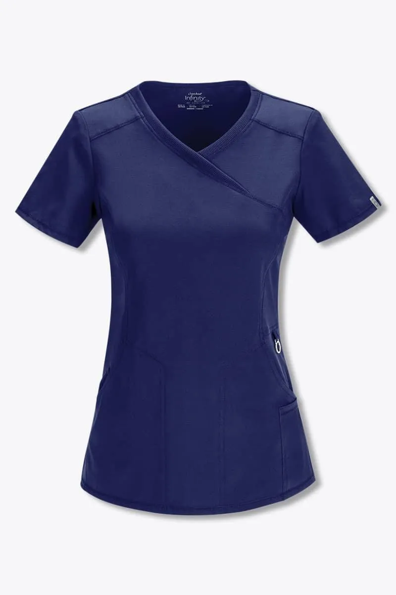 2625A Cherokee Infinity Women's Mock Wrap Scrub Top