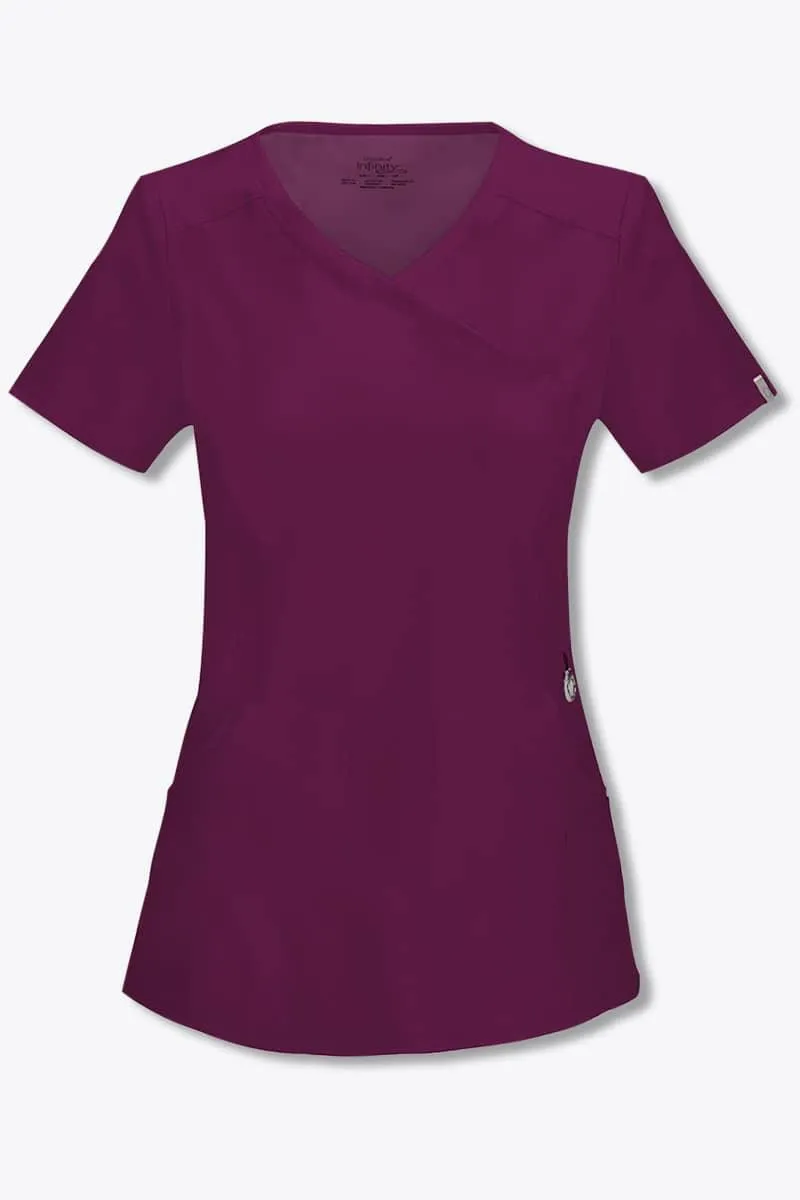 2625A Cherokee Infinity Women's Mock Wrap Scrub Top