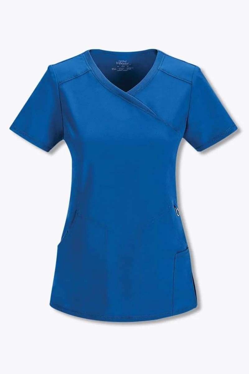 2625A Cherokee Infinity Women's Mock Wrap Scrub Top