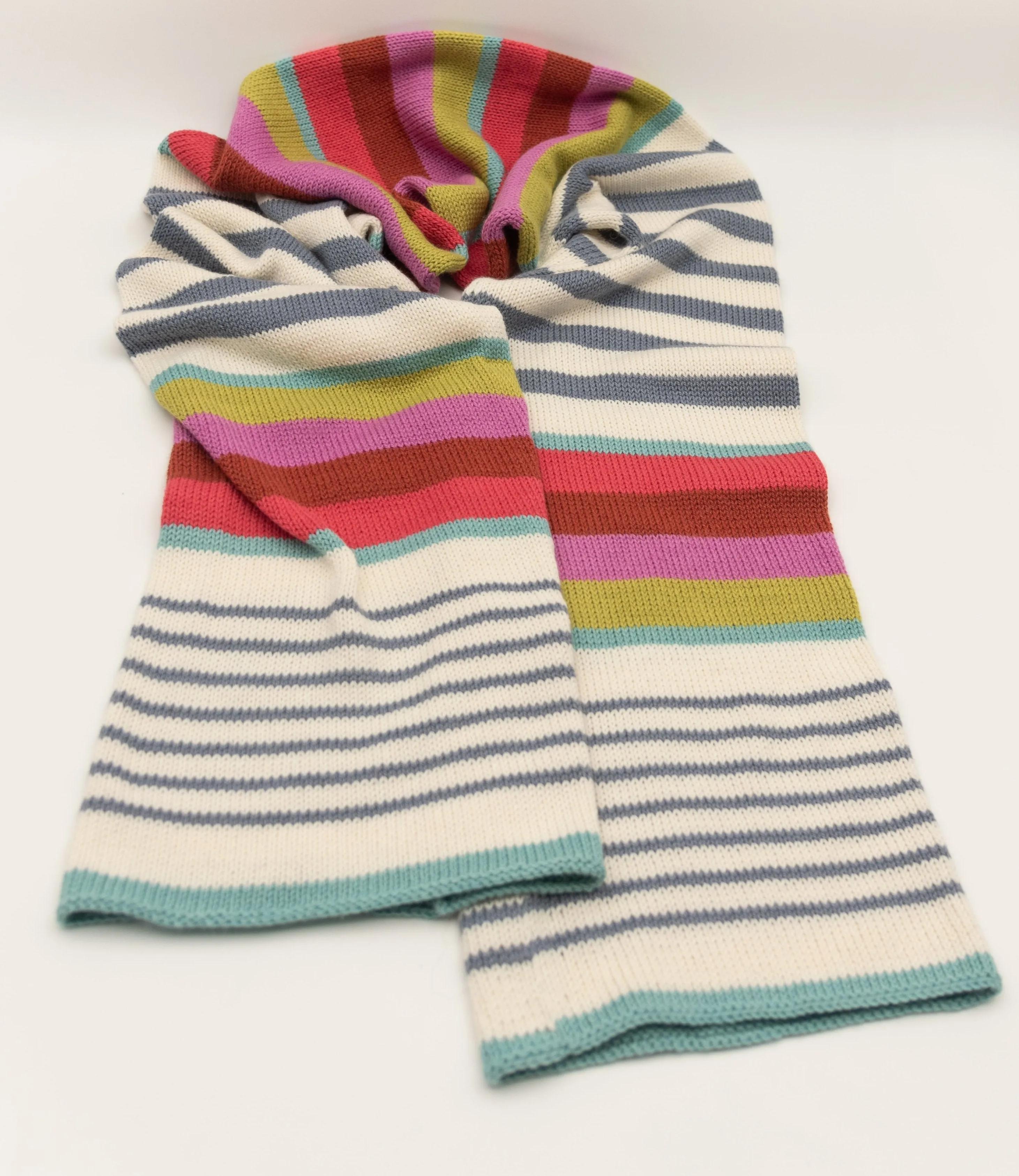 A. Opie Designs - Striped Elements Scarf and Hat