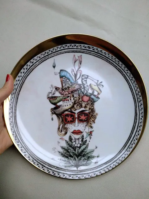 Adamov Collection Designer Plate Starry Eyes