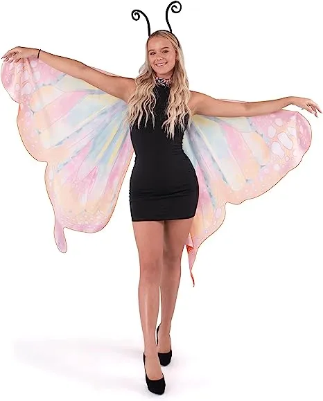 Adult Women Butterfly Wings -Warm color