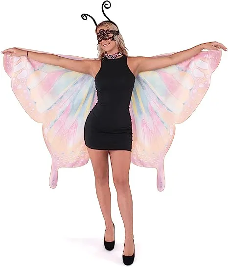 Adult Women Butterfly Wings -Warm color