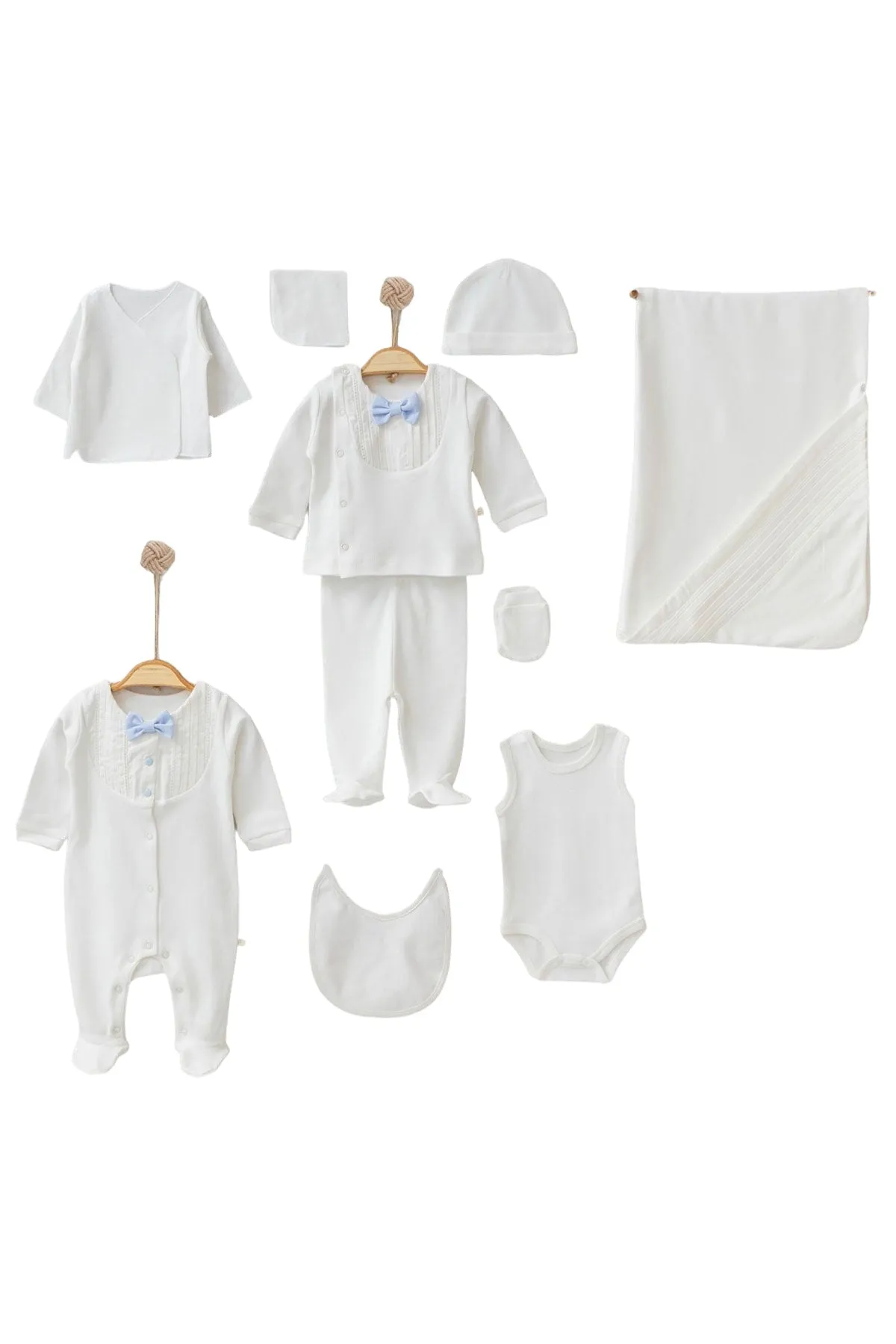 Alex Baby Blue Newborn Coming Home Set (10 Pcs)