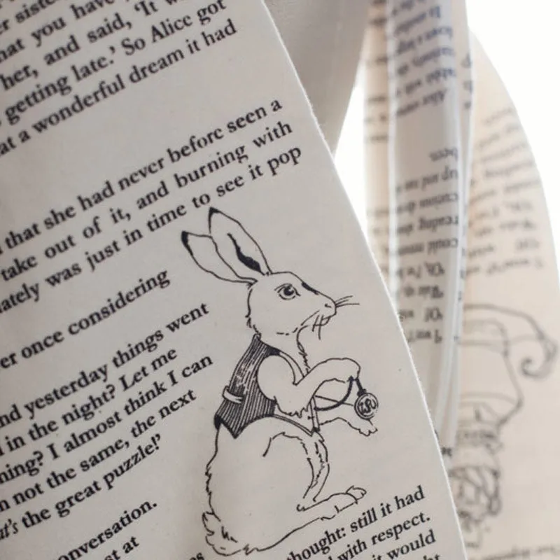 Alice in Wonderland Book Scarf