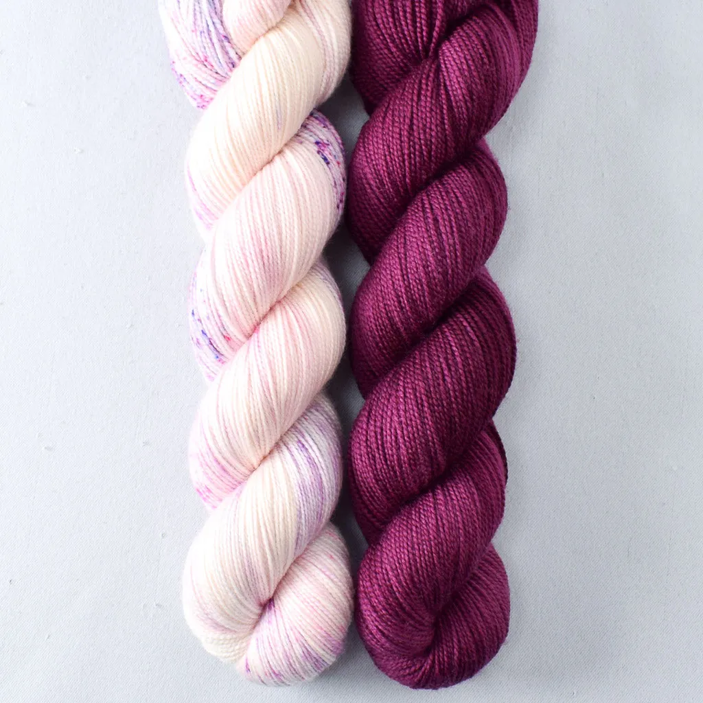 Amethyst Crystal, Bougainvillea - 2-Ply Duo - Babette