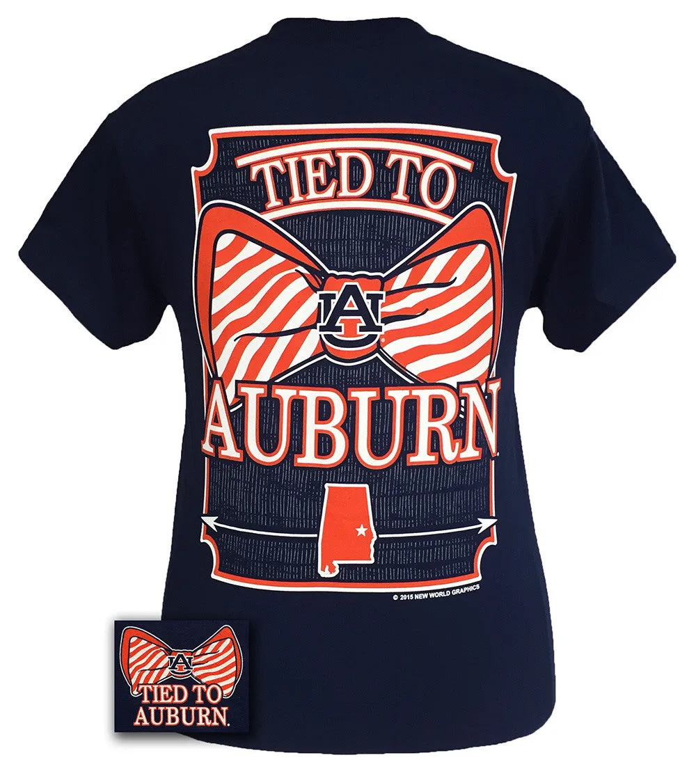 Auburn Tigers War Eagle Tied To Prep Bow Bright T-Shirt