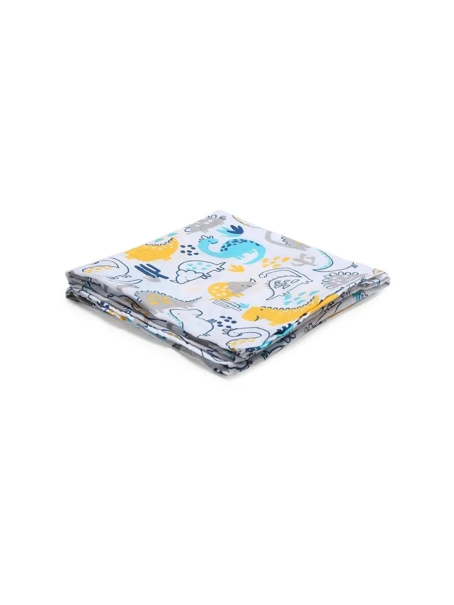 Baby Swaddle Wrap Combo- Dino Forest & Cute Puppy