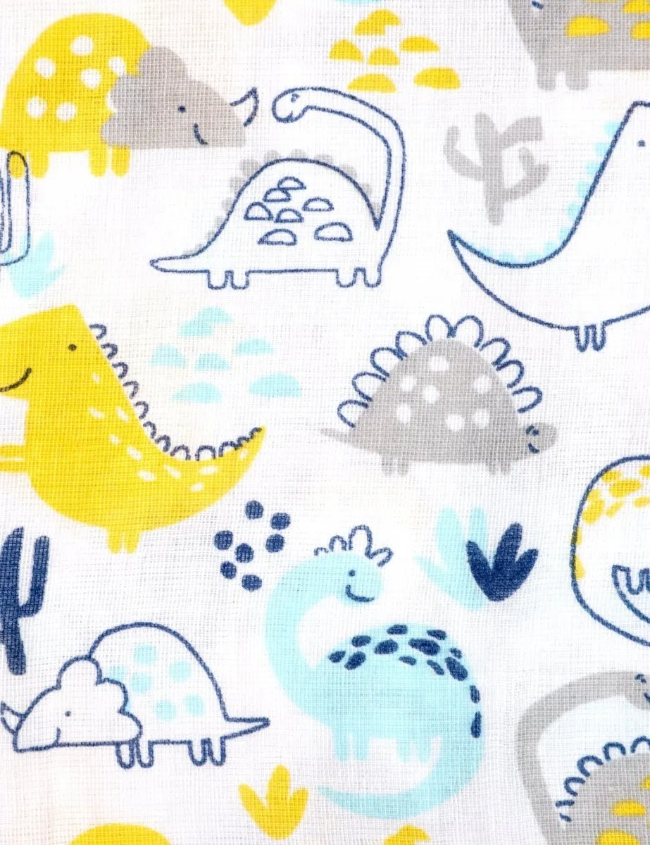 Baby Swaddle Wrap Combo- Dino Forest & Cute Puppy