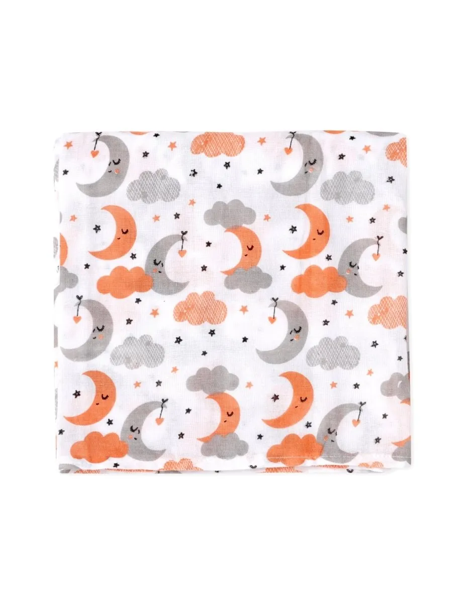 Baby Swaddle Wrap- Moon Kid