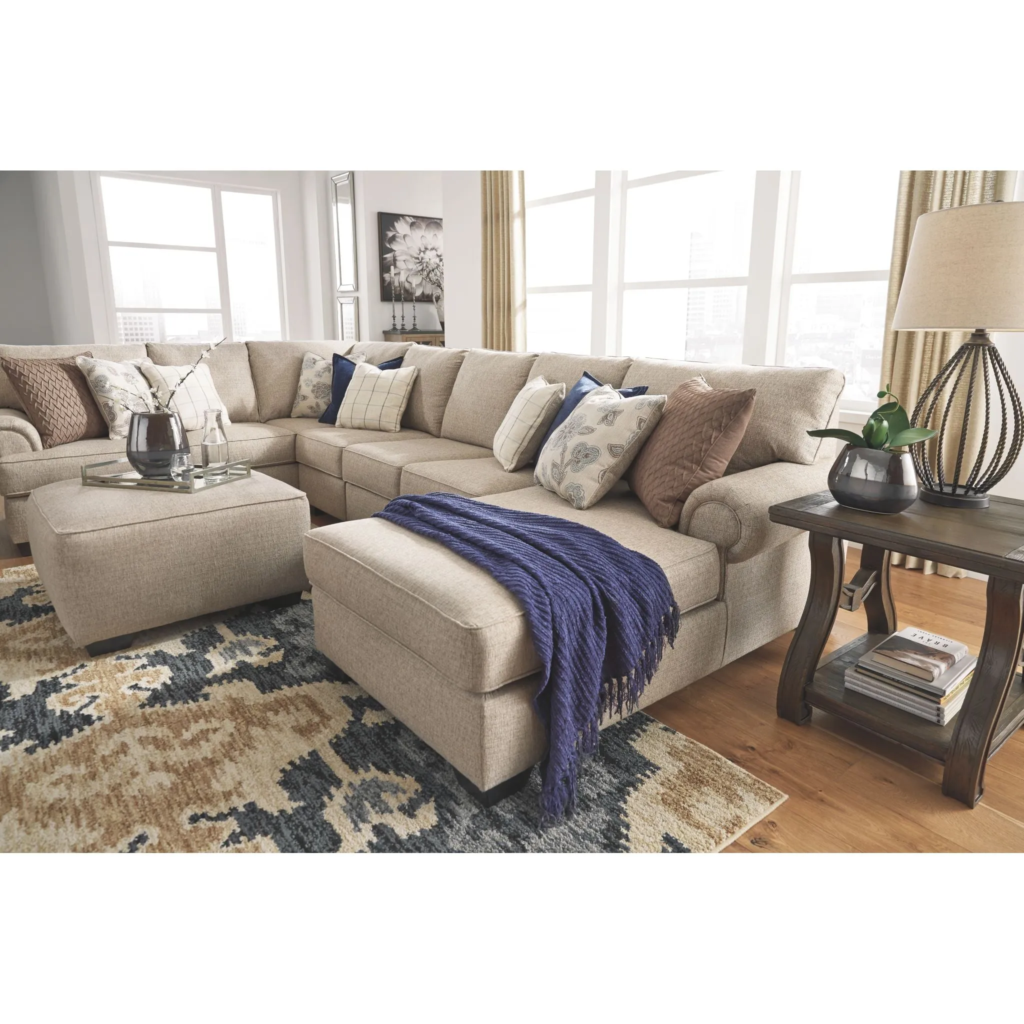 Baceno-Exclusive Oversized Accent Ottoman