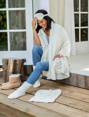 Barefoot Dreams - CozyChic Travel Set in Cream