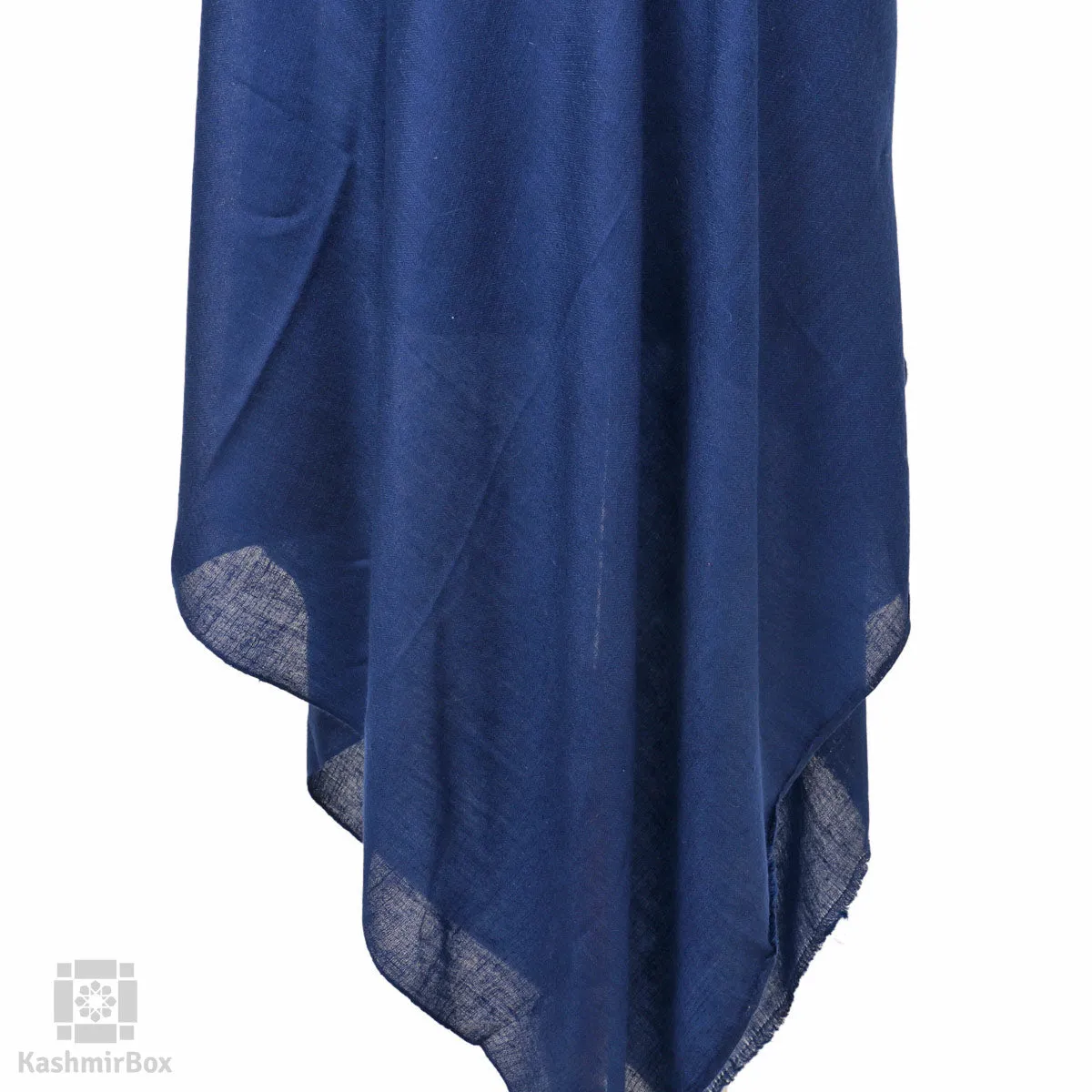 Berry Blue Solid Cashmere Pashmina Shawl