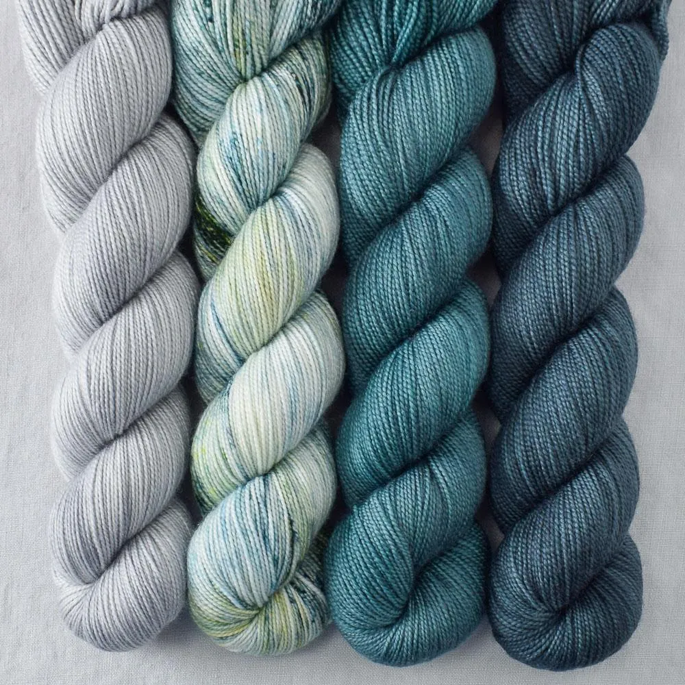 Beryl, Havel, Pacifica, Quicksilver - Yummy 2-Ply Quartet - Babette