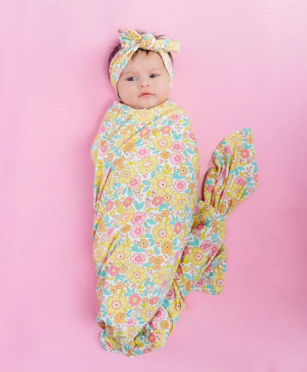 Bloomin' Wildflowers Dream Swaddle & Beanie