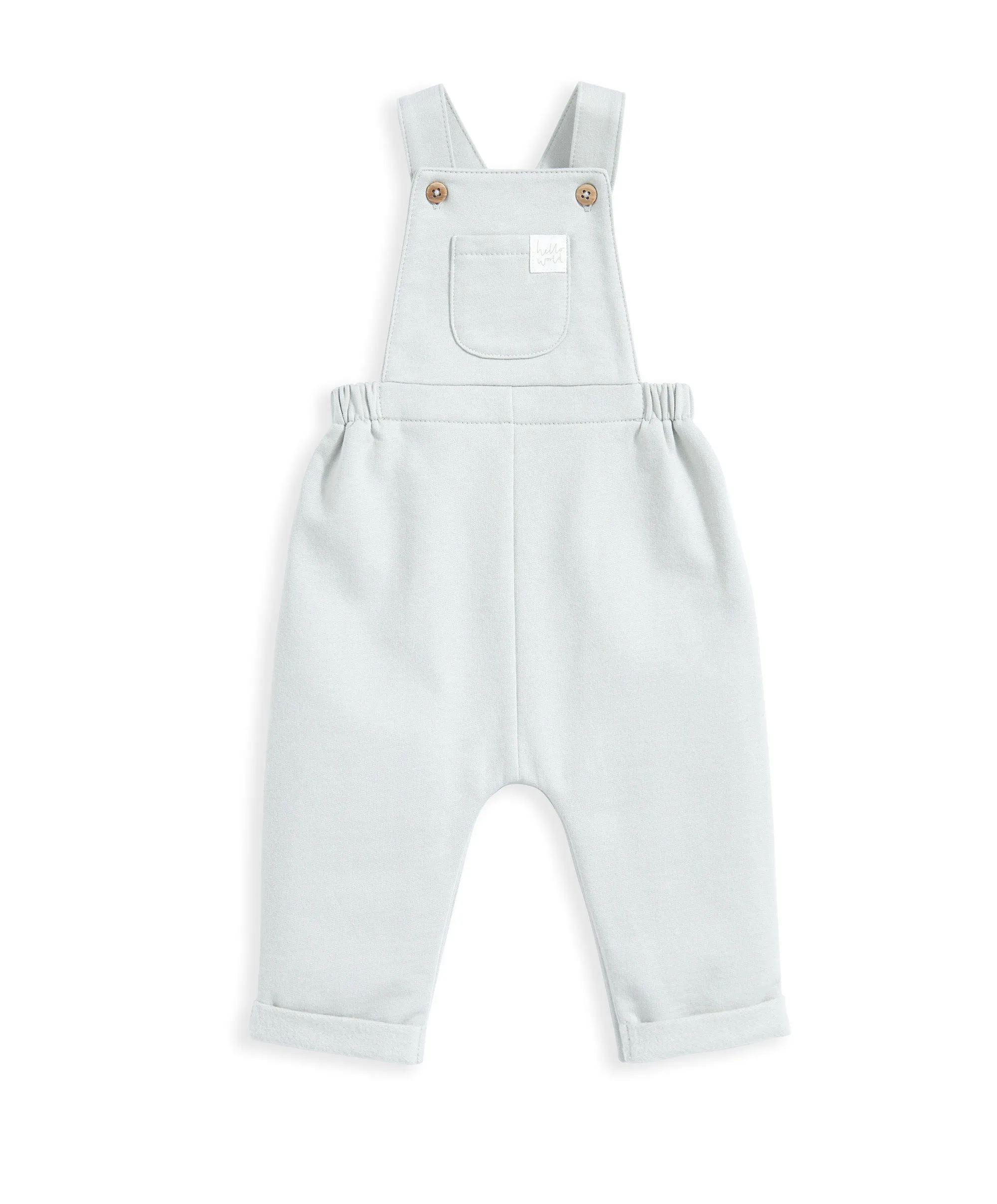 Bodysuit & Jersey Dungarees Outfit Set - Green