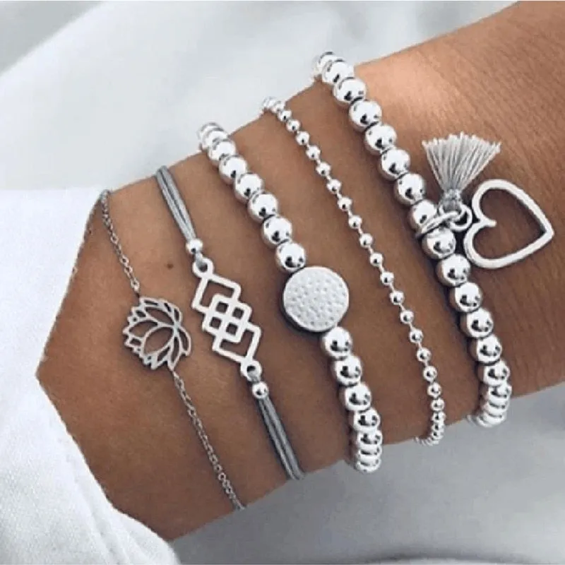 Bohemian Bracelets & Bangles Set