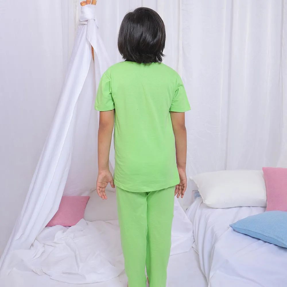 Boys Knitted Nightwear WKND Warrior - Green