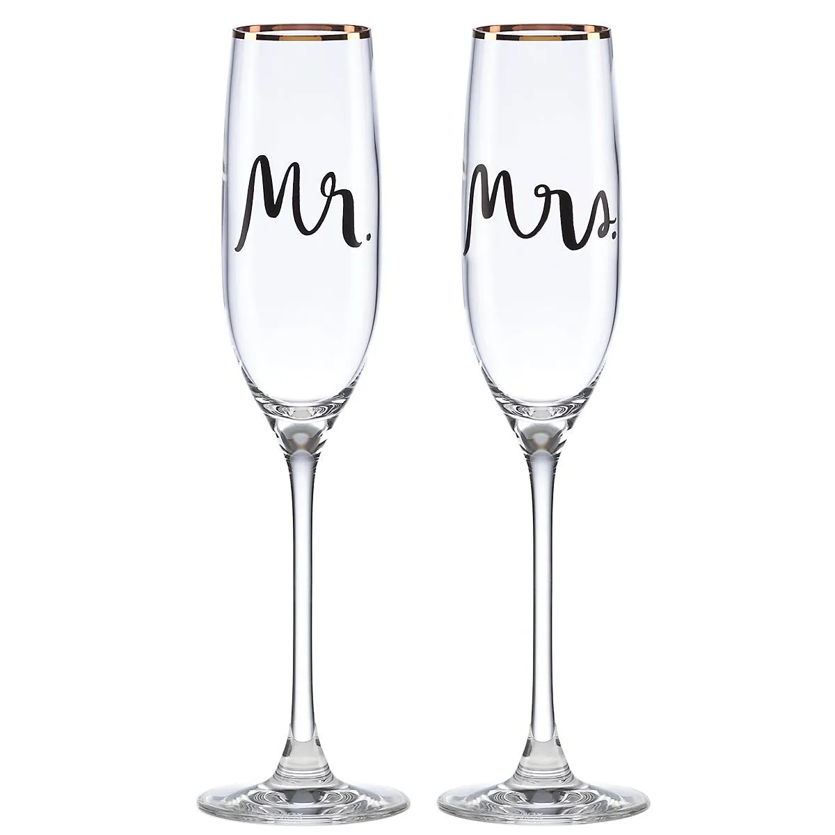 Bridal Party 2-Piece Champagne Flute Set