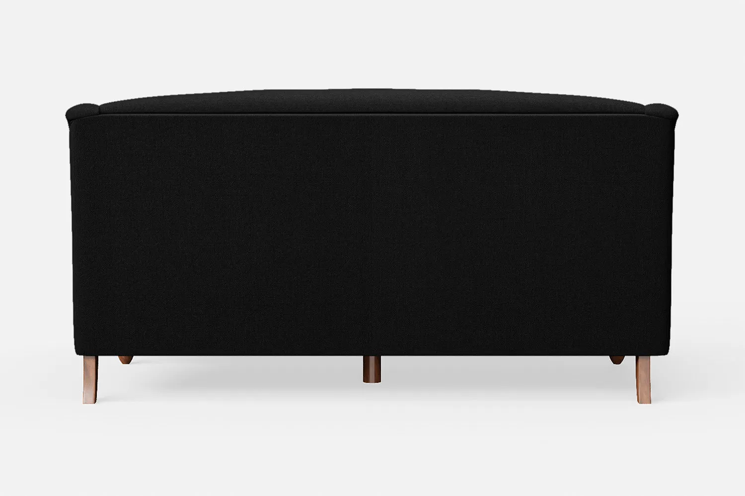 Burlington 3 Seater Sofa Black Linen Fabric