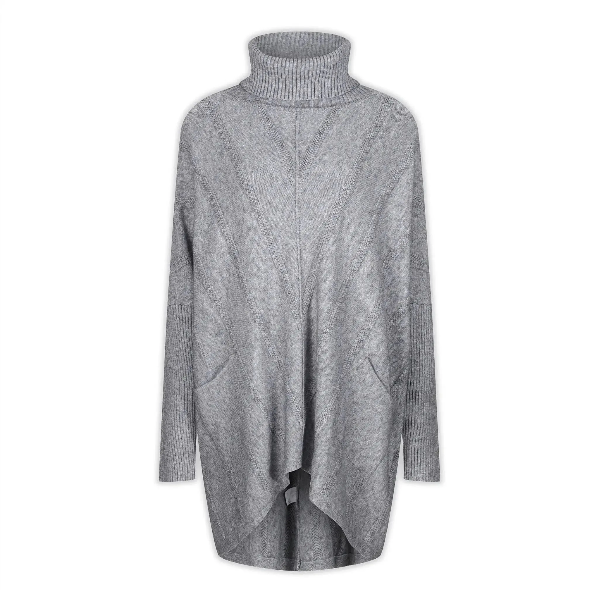 Cable Knit Grey Jumper