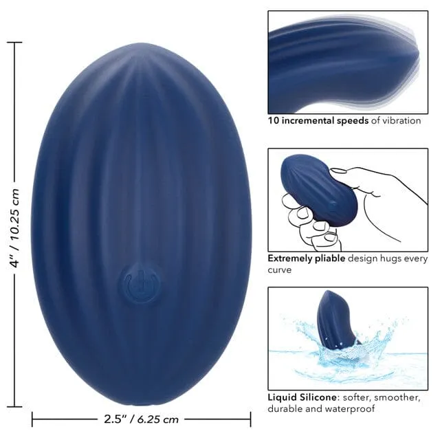 Cashmere Velvet Curve Clit Vibrator - Soft Silicone