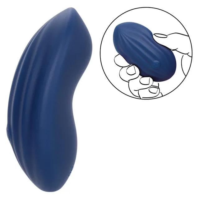 Cashmere Velvet Curve Clit Vibrator - Soft Silicone