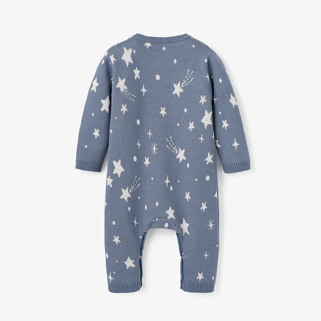 Celestial Knit Baby Jumpsuit