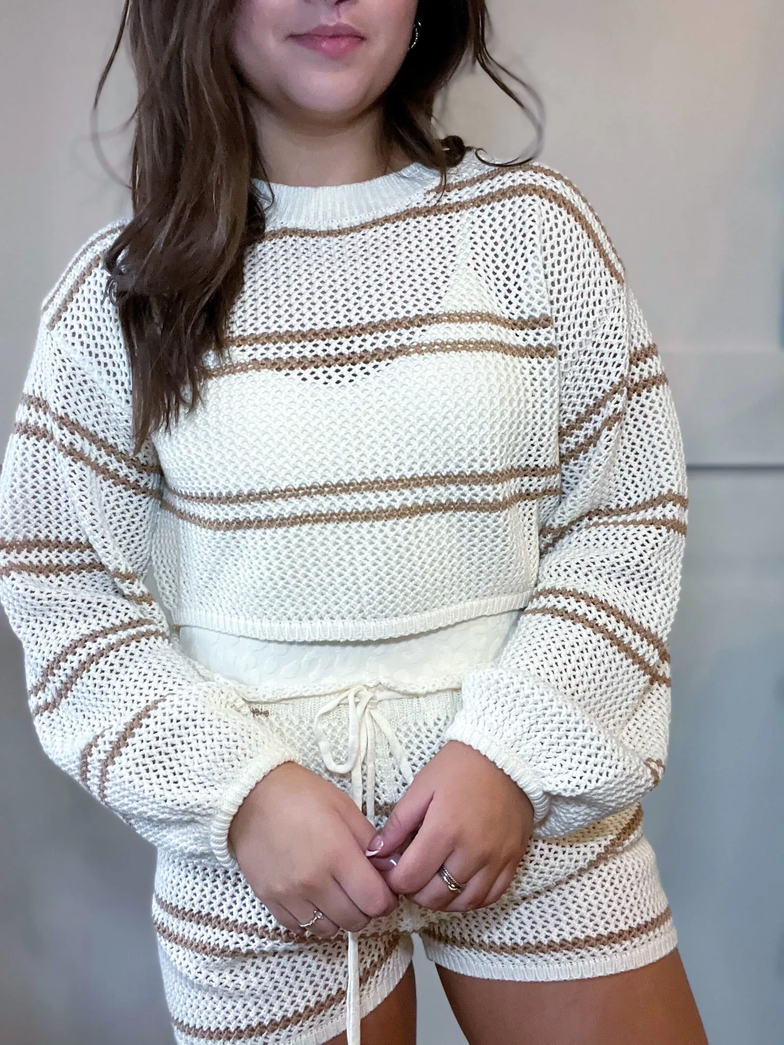 Coffee & Cream Knit Set