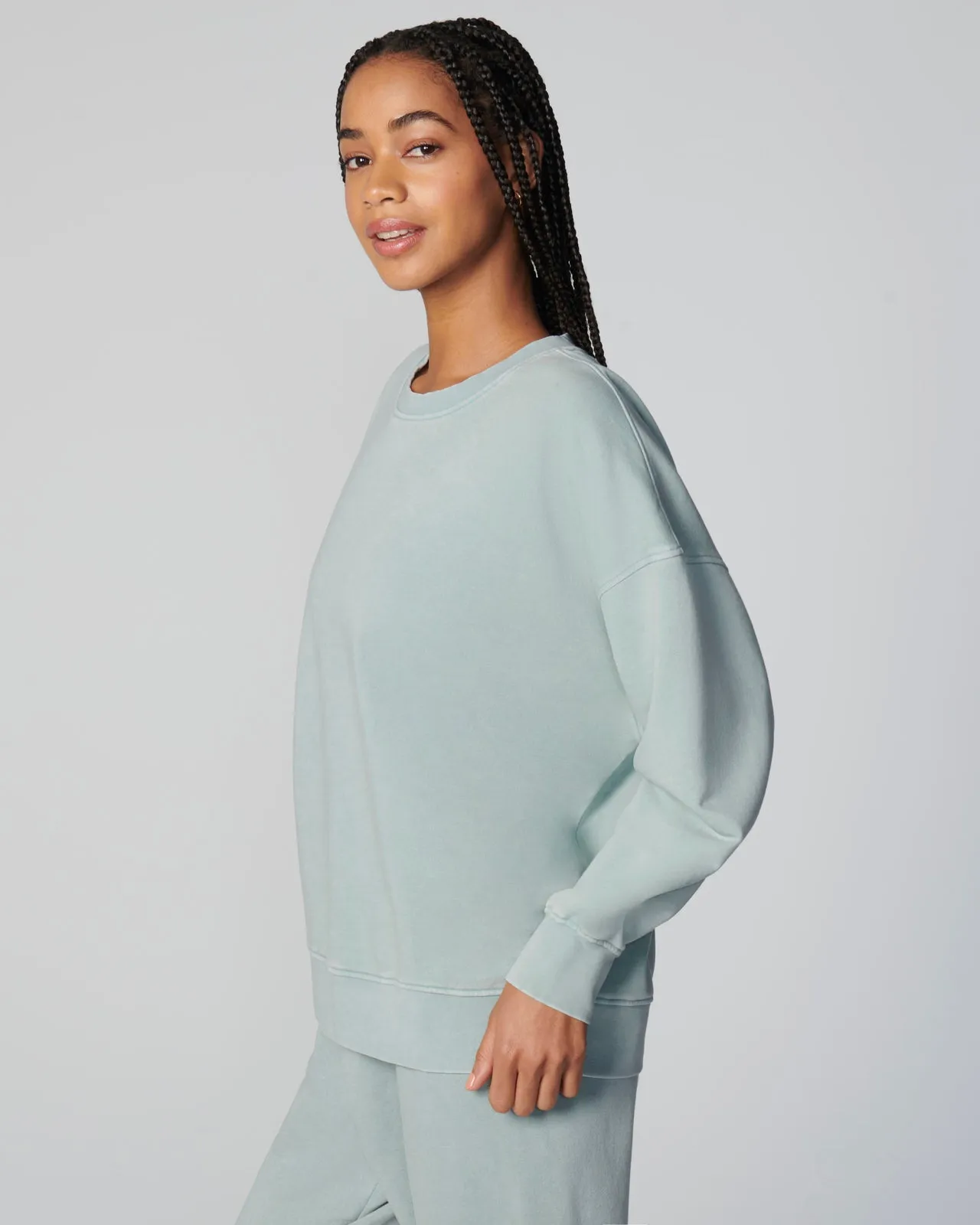 Cozy Crush Mineral Wash Oversized Sweatshirt