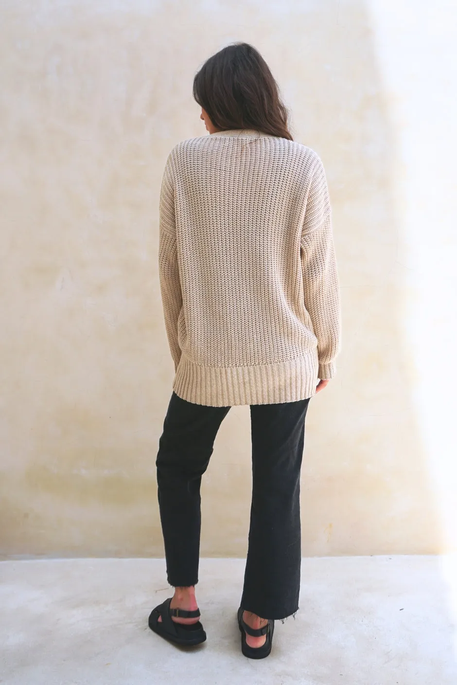 Emily Cardigan in Sand