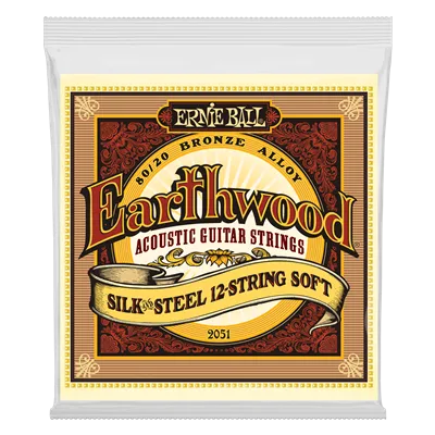 Ernie Ball Earthwood  2051 Silk & Steel 12 String Soft Set