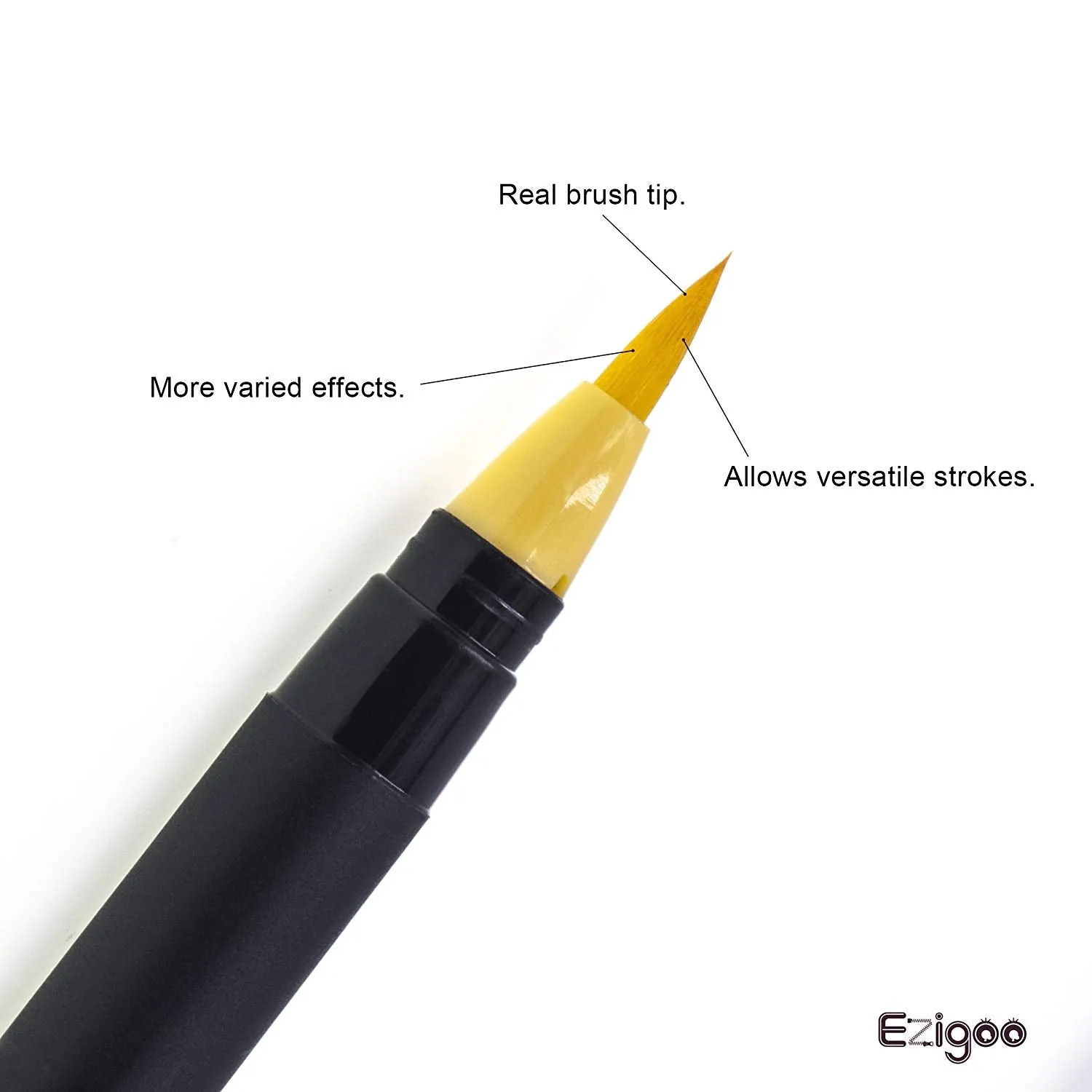 Ezigoo Brush Pens - Pack of 10