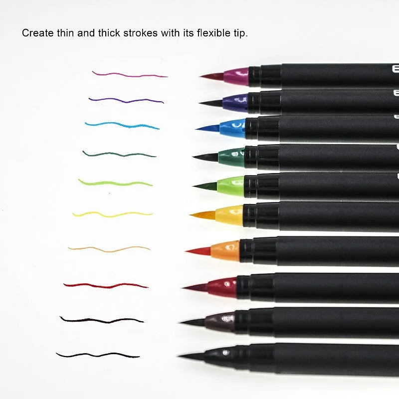 Ezigoo Brush Pens - Pack of 10