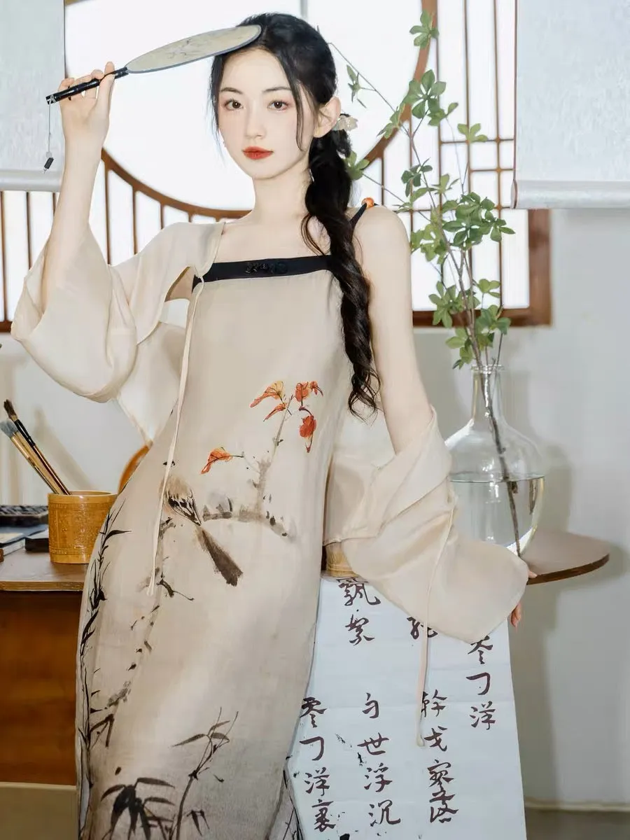 Fanny Modern Tang Style Hanfu Dress