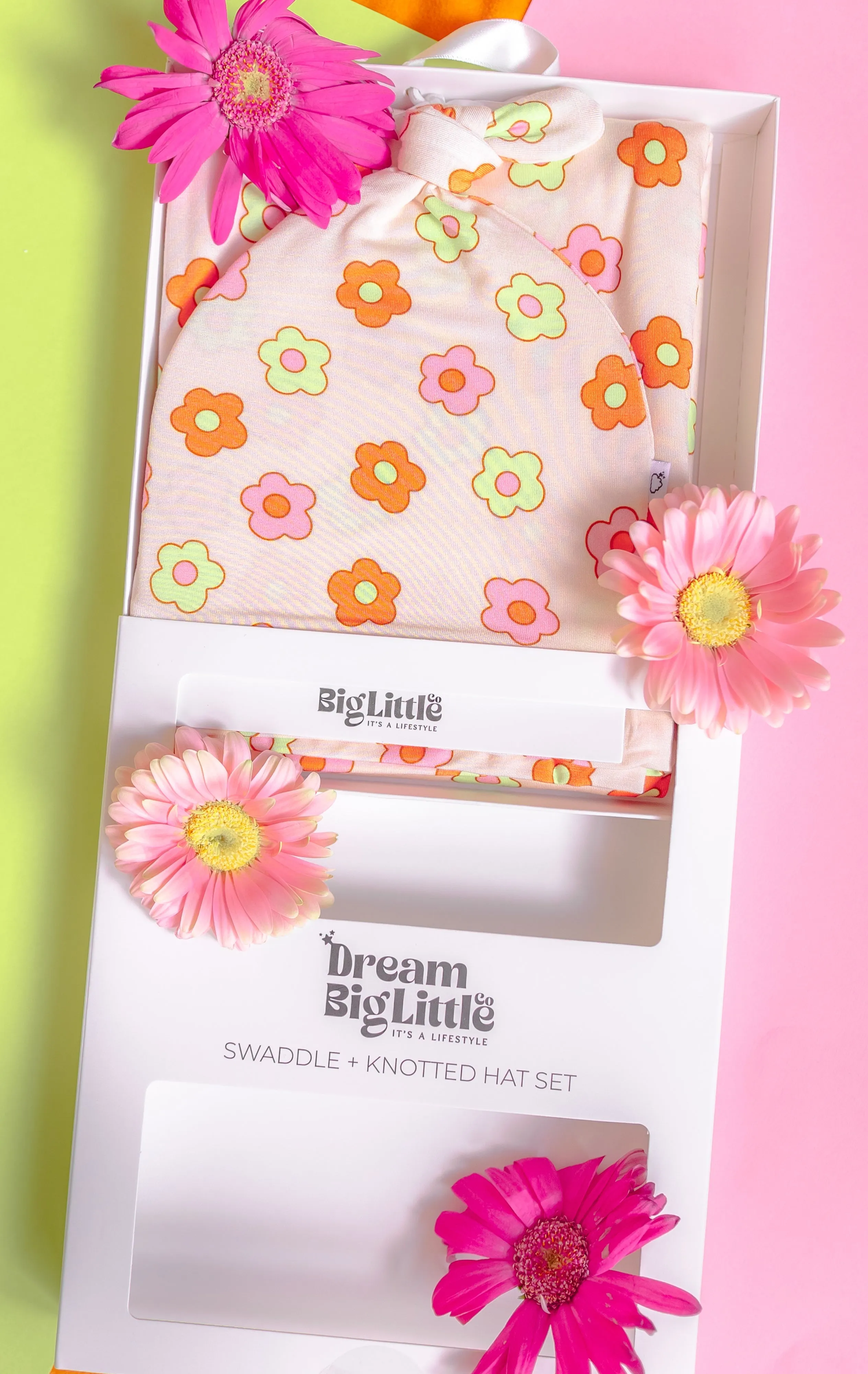 Feelin' Flowerful Dream Swaddle & Beanie