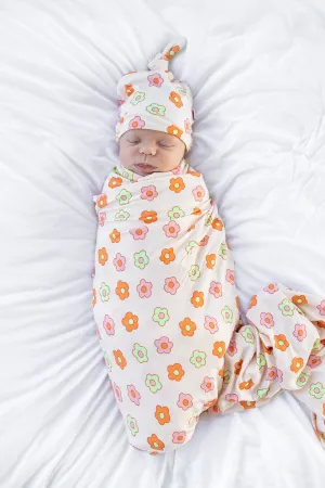 Feelin' Flowerful Dream Swaddle & Beanie