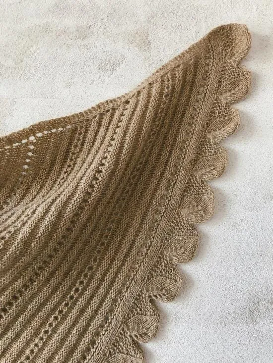 Fenja shawl by Önling, knitting pattern