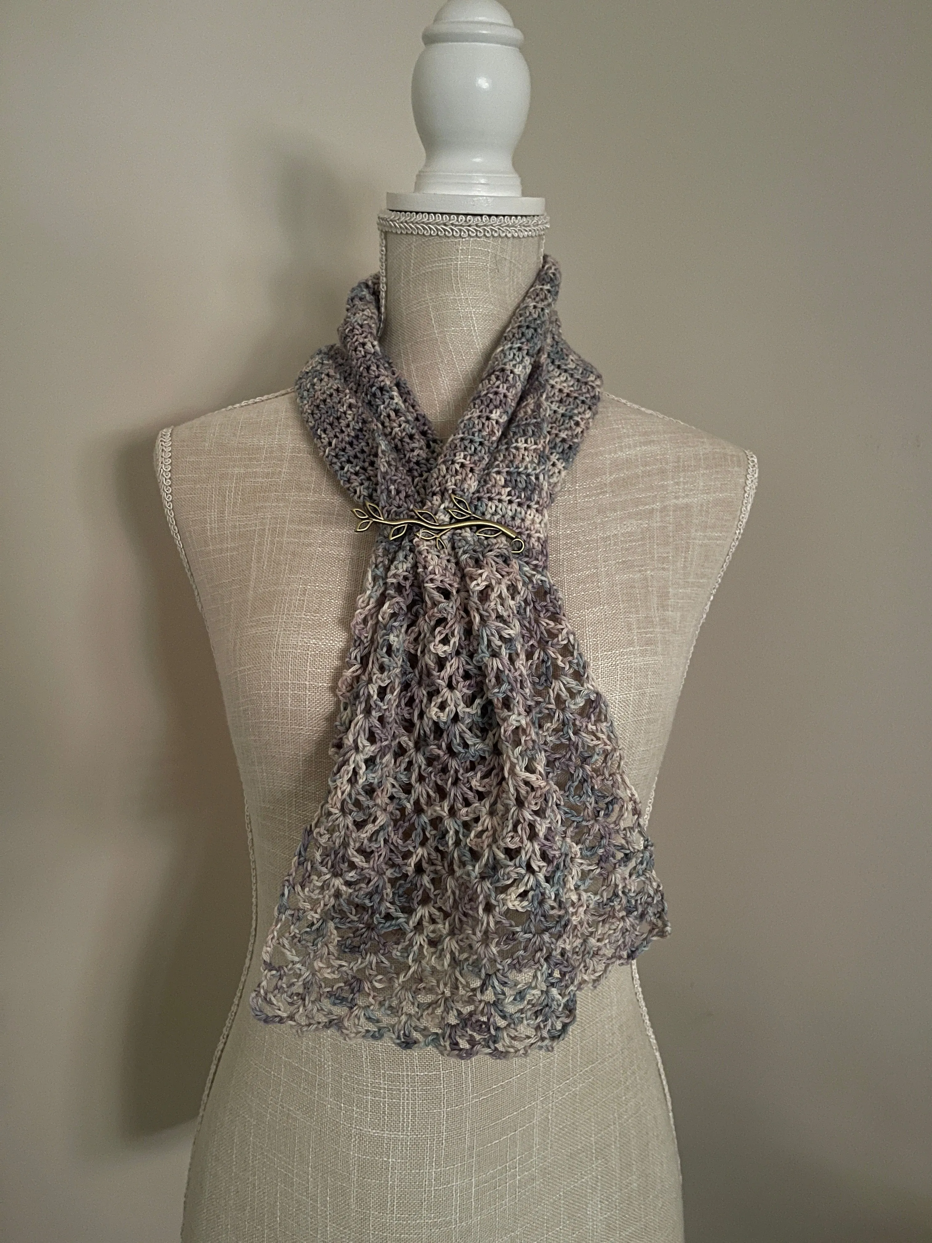 French Scarf Crochet Pattern