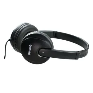 Gemini DJX-200BLK Professional Over the Ear DJ Headphones, Black