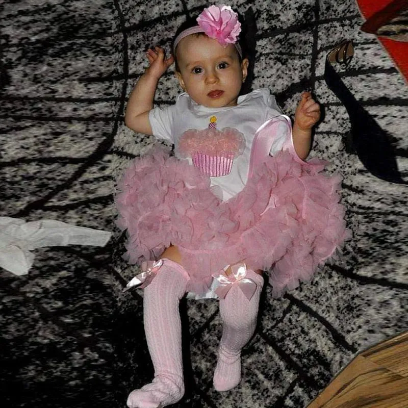 Girl Birthday Romper & Tutu Set