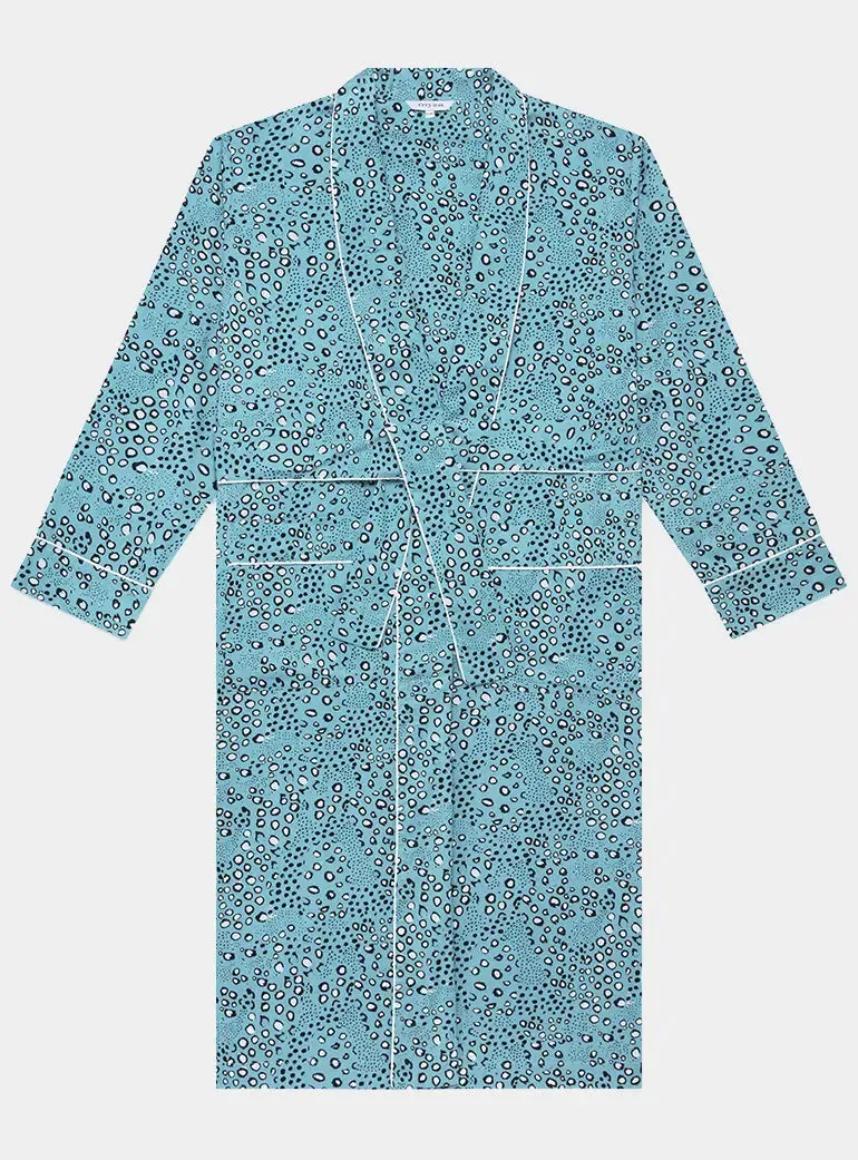 Green Dots Organic Cotton Robe