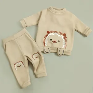 Happy Hedgehog Fleece Set