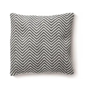 Herringbone Cushion Warm Grey