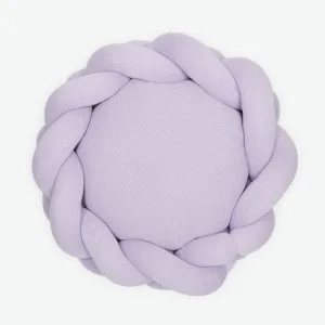 Knitted Shape Pillow - Lilac