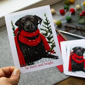 Labrador Retriever Christmas Cards - Boxed Set of 8 Cards and Envelopes