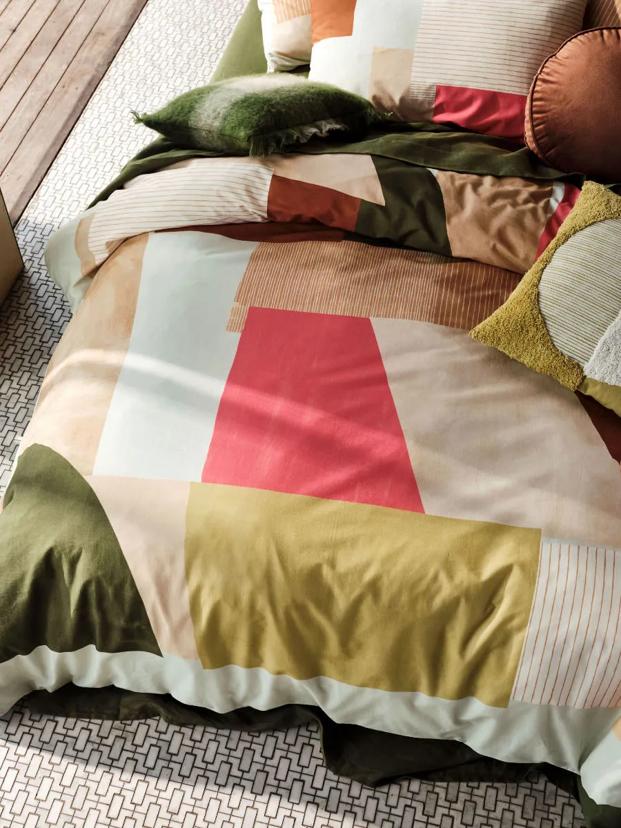 LINEN HOUSE DOJA QUILT COVER SET