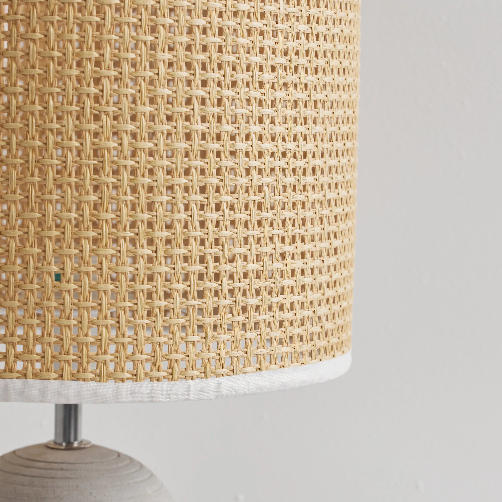 Linus Table Lamp - Concrete/Weave - 36cm