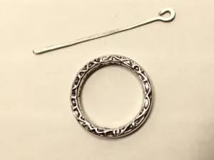 Metal Shawl Pin: Pioneer Square