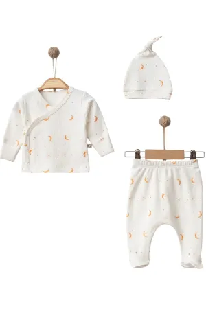 Moon Baby Clothes Set - 3 Pcs